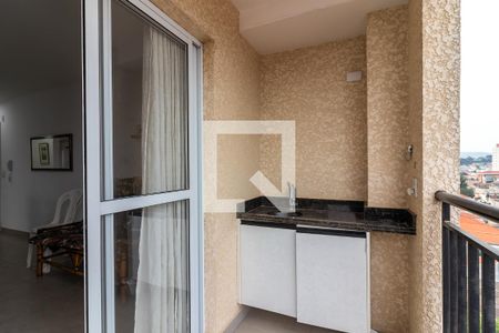 Varanda da Sala de apartamento para alugar com 1 quarto, 46m² em Vila Basileia, São Paulo