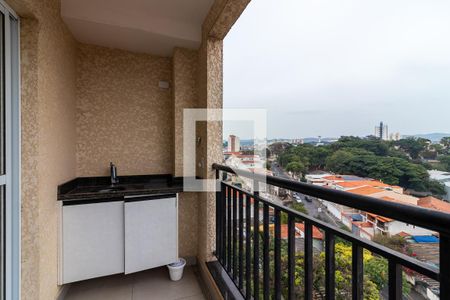 Varanda da Sala de apartamento para alugar com 1 quarto, 46m² em Vila Basileia, São Paulo
