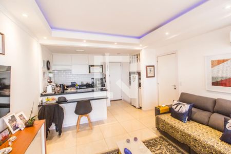 Sala  de apartamento à venda com 1 quarto, 52m² em Alphaville Industrial, Barueri