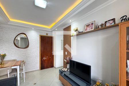 Sala de apartamento à venda com 2 quartos, 55m² em Vila Euclides, São Bernardo do Campo