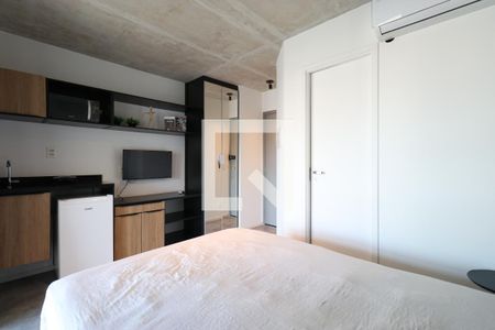 Quarto/Cozinha de apartamento para alugar com 1 quarto, 29m² em Bom Retiro, São Paulo