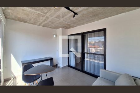 Sala e Varanda de apartamento para alugar com 1 quarto, 29m² em Bom Retiro, São Paulo