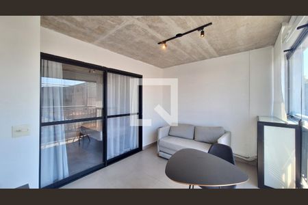 Sala e Varanda de apartamento para alugar com 1 quarto, 29m² em Bom Retiro, São Paulo