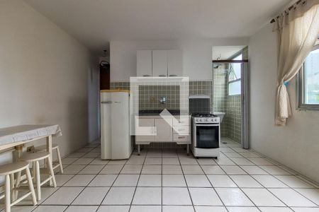 Sala de apartamento para alugar com 1 quarto, 34m² em Vila Caiçara, Praia Grande