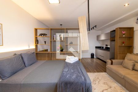 Sala/Quarto/Cozinha de apartamento à venda com 1 quarto, 36m² em Botafogo, Campinas