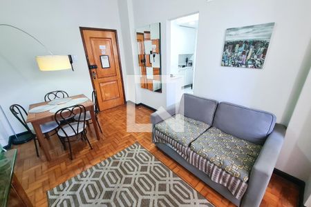 Sala de apartamento à venda com 1 quarto, 35m² em Lapa, Rio de Janeiro