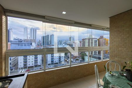Sacada  de apartamento para alugar com 2 quartos, 84m² em Boqueirão, Praia Grande