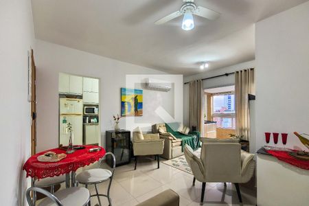 Sala de apartamento para alugar com 2 quartos, 84m² em Boqueirão, Praia Grande