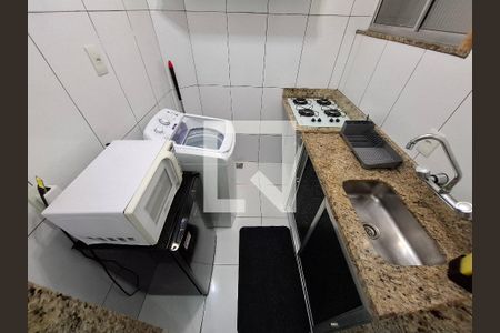 Cozinha  de apartamento à venda com 1 quarto, 46m² em Centro, Rio de Janeiro