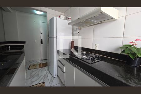 Sala/cozinha de apartamento à venda com 2 quartos, 48m² em Vila Rica, Lagoa Santa