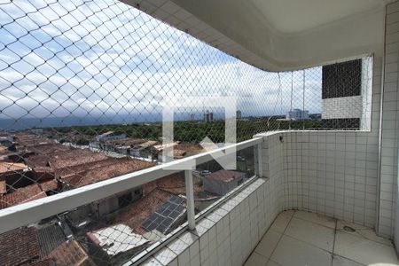 Sacada  de apartamento para alugar com 1 quarto, 70m² em Guilhermina, Praia Grande