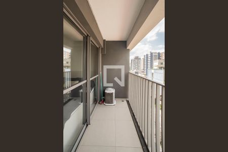 Varanda de kitnet/studio para alugar com 1 quarto, 22m² em Vila Clementino, São Paulo