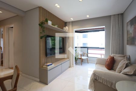 sala  de apartamento à venda com 3 quartos, 72m² em Vila Andrade, São Paulo