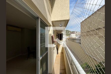 Varanda da sala de apartamento para alugar com 2 quartos, 96m² em Botafogo, Rio de Janeiro