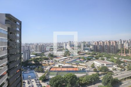 Vista da Sala e Varanda Gourmet de apartamento para alugar com 2 quartos, 79m² em Água Branca, São Paulo