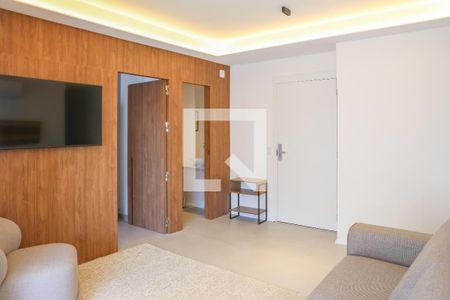 Sala e Varanda Gourmet de apartamento para alugar com 2 quartos, 79m² em Água Branca, São Paulo