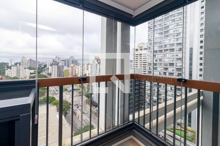 Studio - Varanda de kitnet/studio para alugar com 0 quarto, 29m² em Brooklin, São Paulo