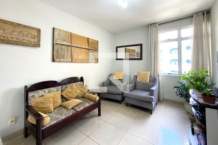 Sala de apartamento à venda com 3 quartos, 140m² em Colégio Batista, Belo Horizonte