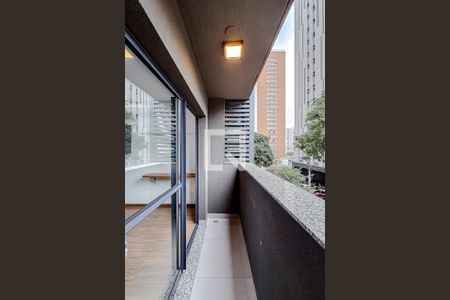 Varanda de kitnet/studio para alugar com 1 quarto, 28m² em Vila Dom Pedro I, São Paulo