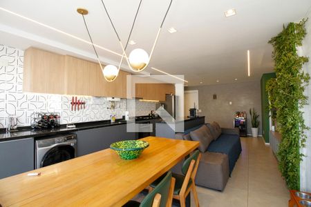 Ambientes Integrados (Sala, Cozinha e Varanda) de apartamento à venda com 2 quartos, 78m² em Vila Anglo Brasileira, São Paulo