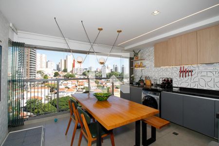 Ambientes Integrados (Sala, Cozinha e Varanda) de apartamento à venda com 2 quartos, 78m² em Vila Anglo Brasileira, São Paulo