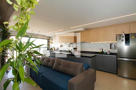 Ambientes Integrados (Sala, Cozinha e Varanda) de apartamento à venda com 2 quartos, 78m² em Vila Anglo Brasileira, São Paulo
