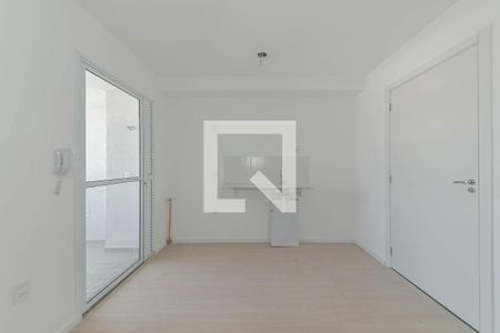 Sala - Cozinha Integrada de apartamento para alugar com 2 quartos, 32m² em Santo Amaro, São Paulo