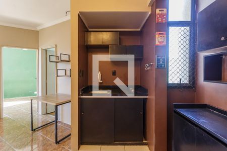 Sala/Cozinha de apartamento para alugar com 1 quarto, 37m² em Indianópolis, São Paulo