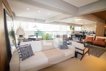 Sala de TV de apartamento para alugar com 3 quartos, 213m² em Santo Amaro, São Paulo