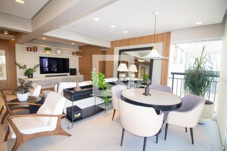 Sala de TV de apartamento para alugar com 3 quartos, 213m² em Santo Amaro, São Paulo