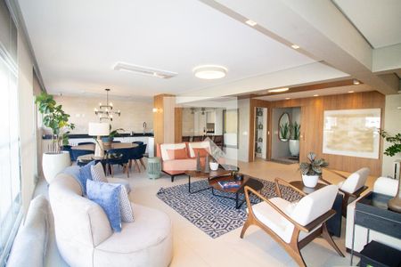 Sala de apartamento para alugar com 3 quartos, 213m² em Santo Amaro, São Paulo