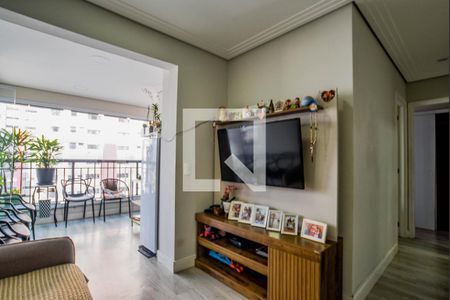 Sala de apartamento à venda com 2 quartos, 64m² em Vila Curuçá, Santo André