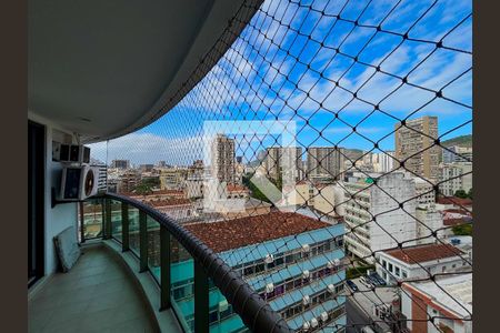 Varanda da sala de apartamento à venda com 2 quartos, 87m² em Botafogo, Rio de Janeiro