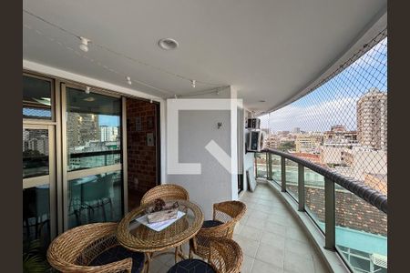 Varanda da sala de apartamento à venda com 2 quartos, 87m² em Botafogo, Rio de Janeiro