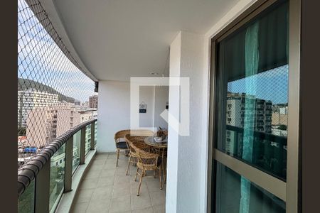 Varanda da sala de apartamento à venda com 2 quartos, 87m² em Botafogo, Rio de Janeiro