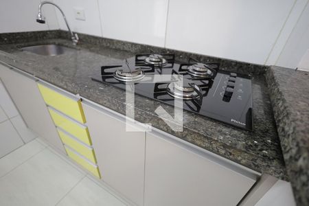 Cozinha de apartamento para alugar com 2 quartos, 83m² em Jardim Cristiane, Santo André
