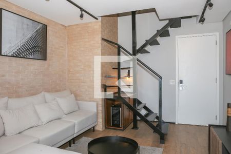 Sala de apartamento à venda com 1 quarto, 80m² em Pinheiros, São Paulo