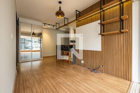 Sala/Cozinha de apartamento à venda com 1 quarto, 58m² em Pinheiros, São Paulo