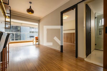 Sala/Cozinha de apartamento à venda com 1 quarto, 58m² em Pinheiros, São Paulo