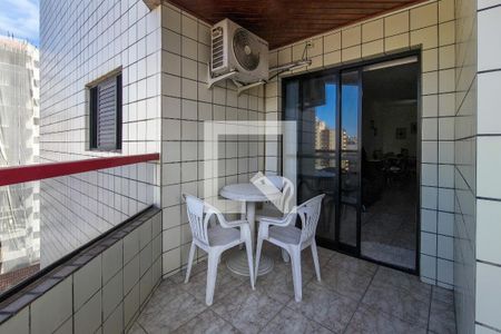 Sacada  de apartamento para alugar com 1 quarto, 70m² em Vila Tupi, Praia Grande