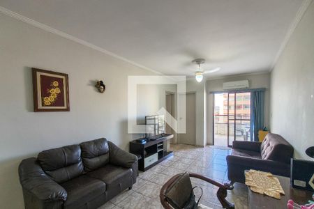 Sala de apartamento para alugar com 1 quarto, 70m² em Vila Tupi, Praia Grande