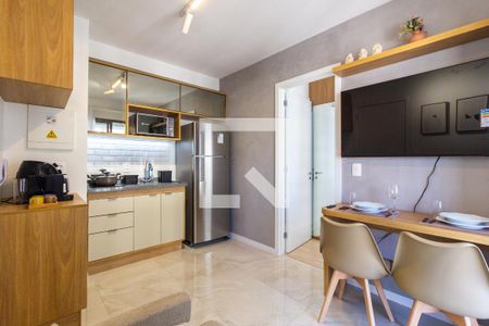 Sala/Cozinha de apartamento para alugar com 1 quarto, 26m² em Pinheiros, São Paulo