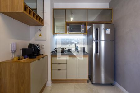 Sala/Cozinha de apartamento para alugar com 1 quarto, 26m² em Pinheiros, São Paulo