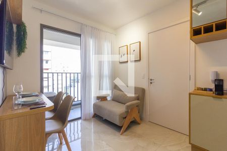Sala/Cozinha de apartamento para alugar com 1 quarto, 26m² em Pinheiros, São Paulo