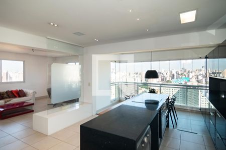 Sala / Cozinha de apartamento para alugar com 2 quartos, 135m² em Centro Histórico de São Paulo, São Paulo