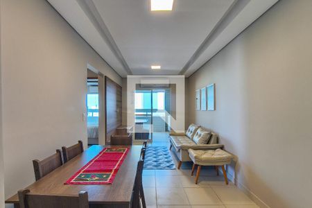 Sala de apartamento para alugar com 3 quartos, 83m² em Nova Mirim, Praia Grande