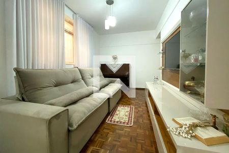 Sala de apartamento à venda com 3 quartos, 124m² em Santo Antônio, Belo Horizonte