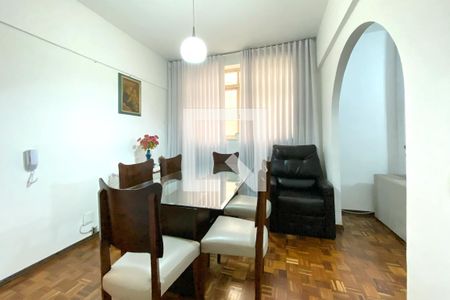 Sala de jantar de apartamento à venda com 3 quartos, 124m² em Santo Antônio, Belo Horizonte