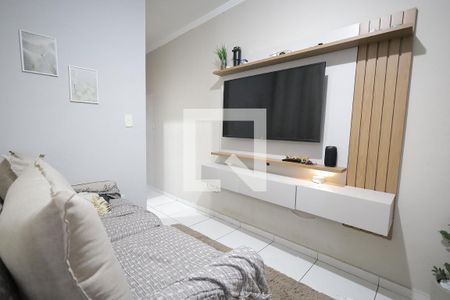Sala de apartamento à venda com 2 quartos, 56m² em Vila Tibiriçá, Santo André