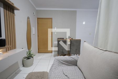 Sala de apartamento à venda com 2 quartos, 56m² em Vila Tibiriçá, Santo André